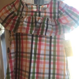 Plaid thin summer dress